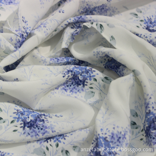 Cotton rayon blend percale poplin fabric for dresses